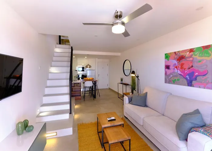 Апартаменты Home2book Modern Design Seaview Apt, Pool&terrace Плая-де-лас-Америкас